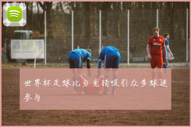 世界杯足球比分竞猜吸引众多球迷参与