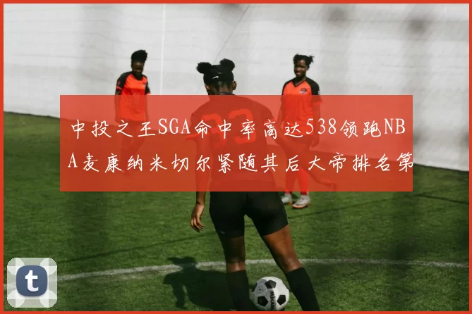中投之王SGA命中率高达538领跑NBA麦康纳米切尔紧随其后大帝排名第七