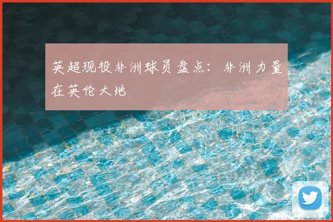 英超现役非洲球员盘点：非洲力量在英伦大地