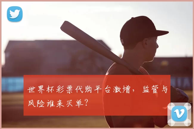 世界杯彩票代购平台激增,监管与风险谁来买单?