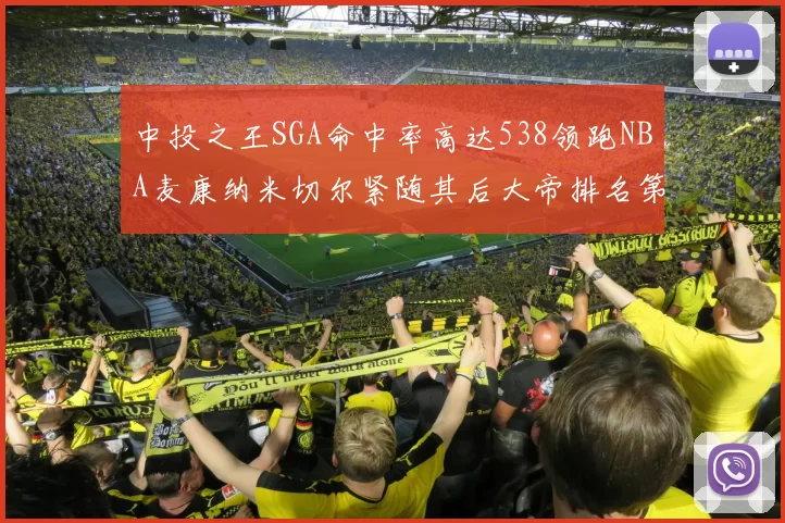 中投之王SGA命中率高达538领跑NBA麦康纳米切尔紧随其后大帝排名第七