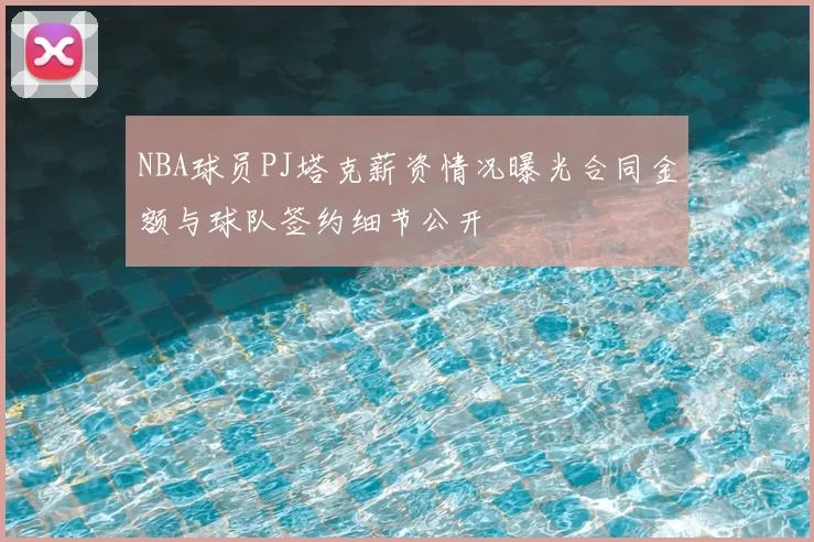 NBA球员PJ塔克薪资情况曝光合同金额与球队签约细节公开