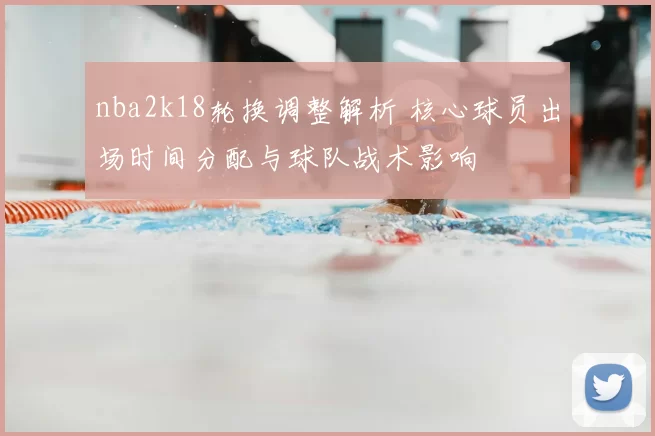 nba2k18轮换调整解析 核心球员出场时间分配与球队战术影响