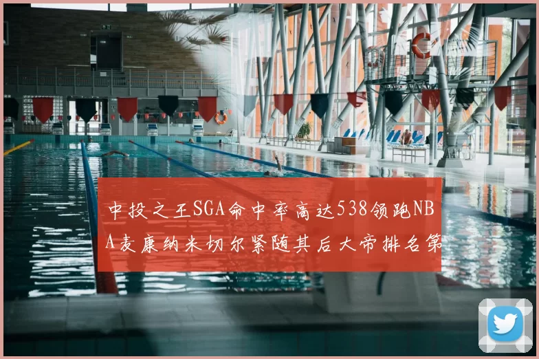 中投之王SGA命中率高达538领跑NBA麦康纳米切尔紧随其后大帝排名第七